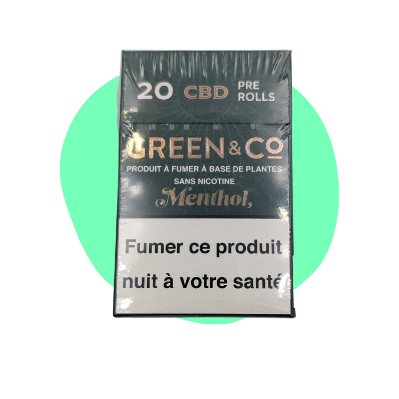 CBD-cigaretter med mentol