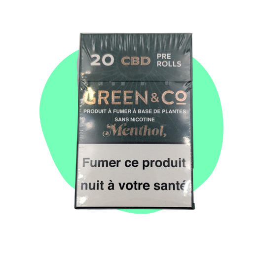 CBD-cigaretter med mentol