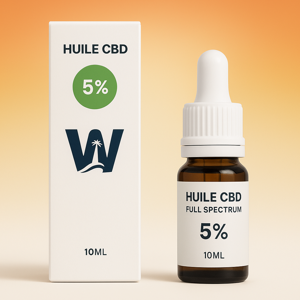 Fuldspektret 5% CBD-olie
