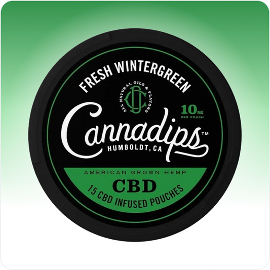 Poser med 10 mg CBD - vintergrøn