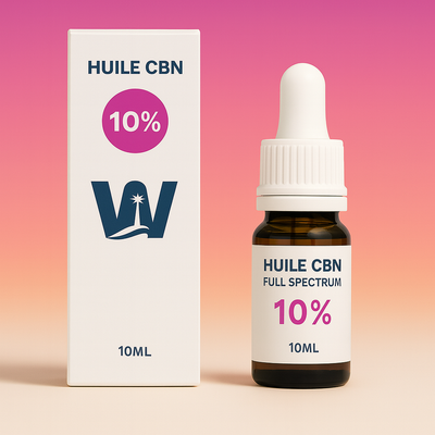 Hampefrøolie CBN 10 % + CBD 5 % + CBN 10 % + CBD 5 %.