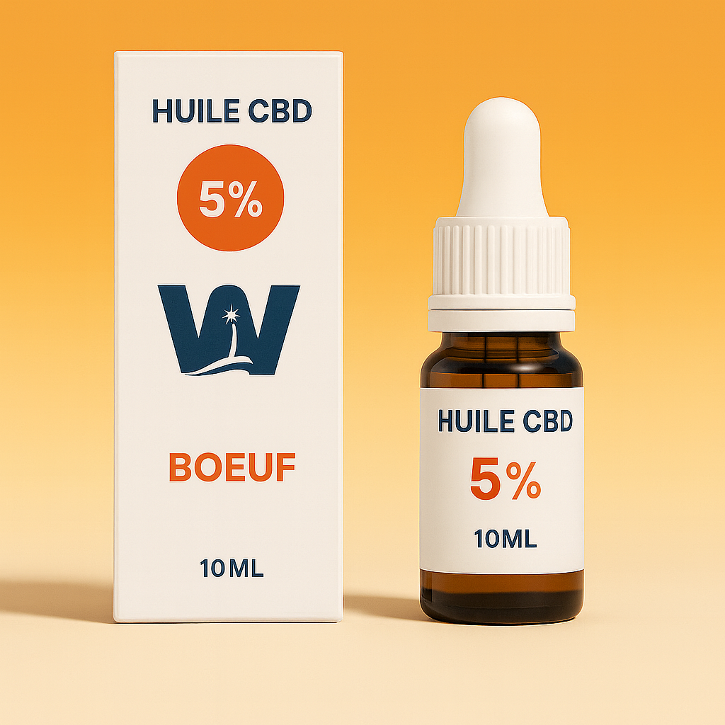 Full Spectrum 5% CBD-olie til hunde (oksekød)