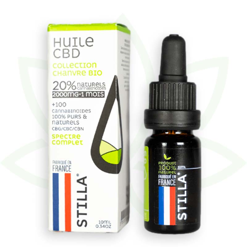 cbd hamp olie 20 procent 10ml fuld spektrum stilla france mafrenchweed 5