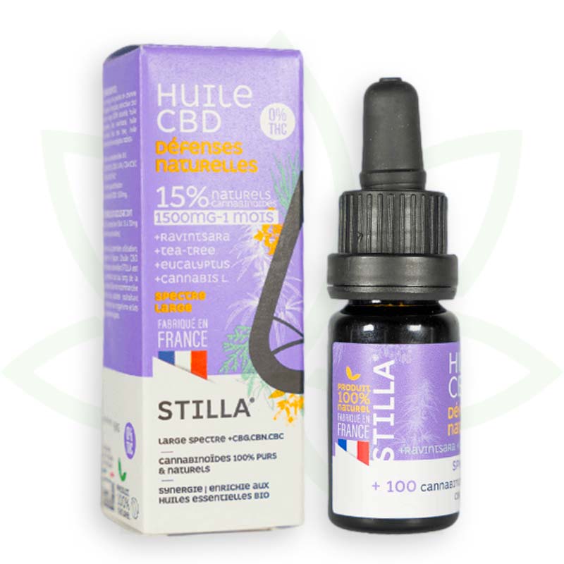 cbd natural defences oil 15 procent 10ml broad spectrum stilla france mafrenchweed 5