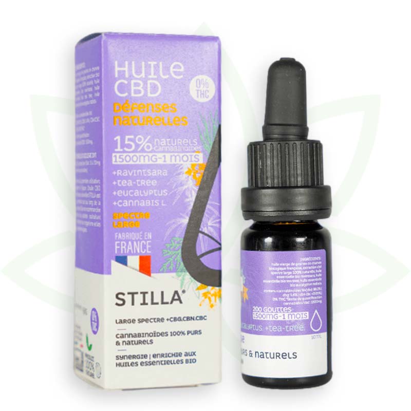 cbd natural defences oil 15 procent 10ml broad spectrum stilla france mafrenchweed 6