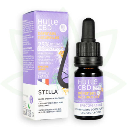 cbd natural defences oil 25 procent 10ml broad spectrum stilla france mafrenchweed 7