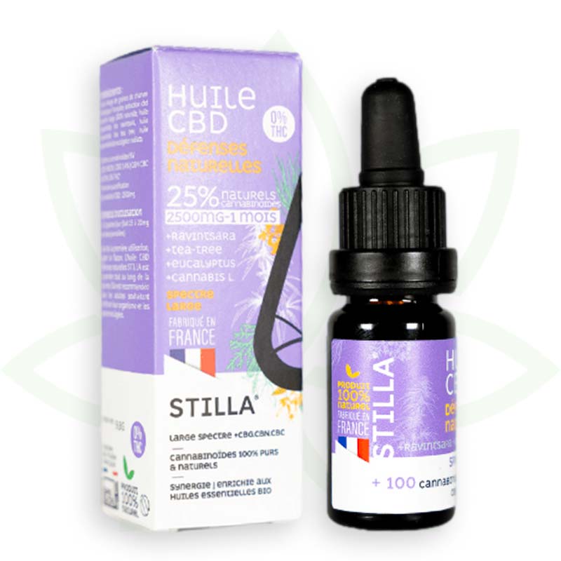 cbd natural defences oil 25 procent 10ml broad spectrum stilla france mafrenchweed 8