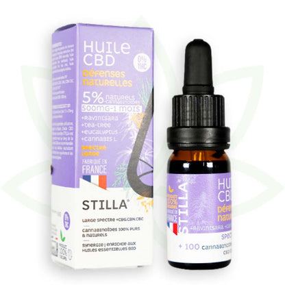 cbd natural defences oil 5 procent 10ml broad spectrum stilla france mafrenchweed 2