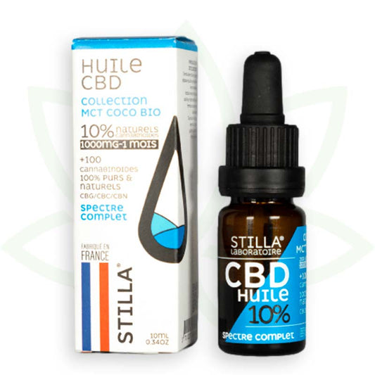 mct coco cbd olie 10 procent 10ml fuld spektrum stilla france mafrenchweed 1