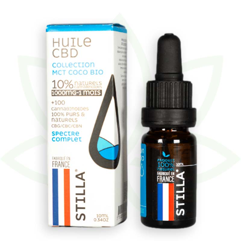 mct coco cbd oil 10 percent 10ml full spectrum stilla france mafrenchweed 2