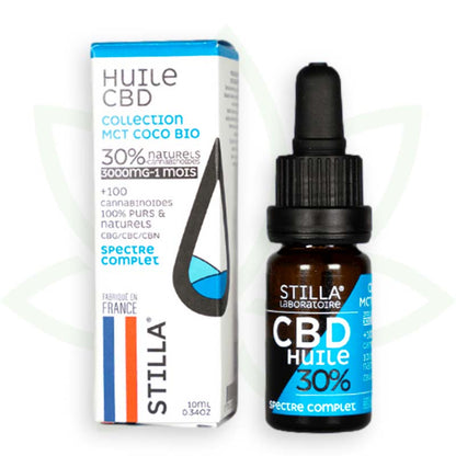 cbd olie mct kokosnød 30 procent 10ml fuld spektrum stilla france mafrenchweed 7