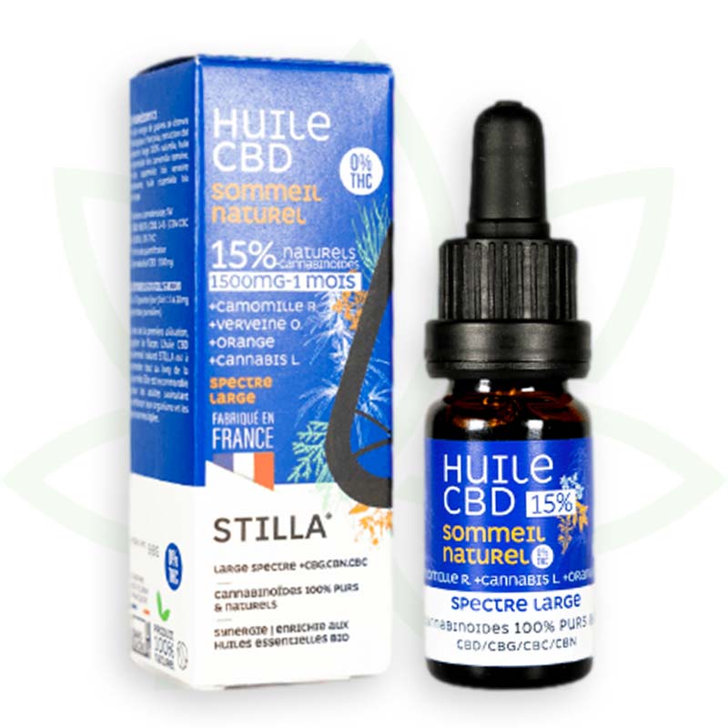 cbd olie naturlig søvn 15 procent 10ml bredt spektrum stilla france mafrenchweed 4