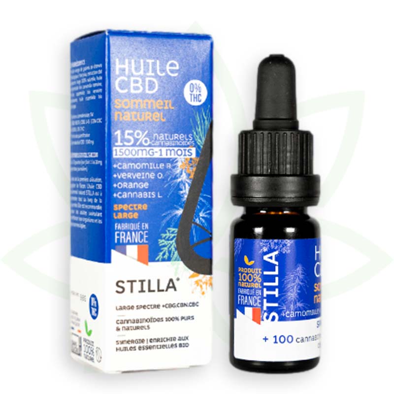 cbd olie naturlig søvn 15 procent 10ml bredt spektrum stilla france mafrenchweed 5