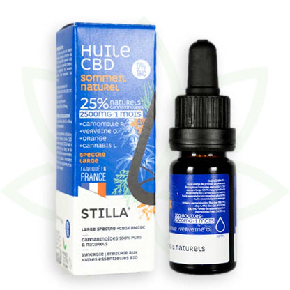 cbd olie naturlig søvn 25 procent 10ml bredt spektrum stilla france mafrenchweed 9