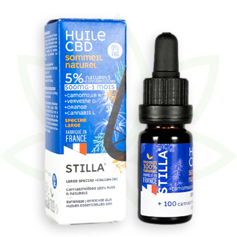 cbd olie naturlig søvn 5 procent 10ml bredt spektrum stilla france mafrenchweed 2