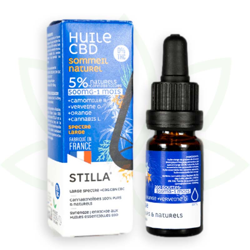 cbd olie naturlig søvn 5 procent 10ml bredt spektrum stilla france mafrenchweed 3