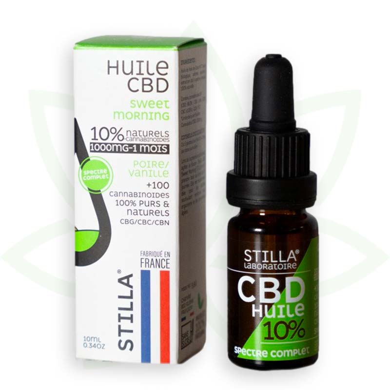 sweet morning cbd oil 10 procent 10ml full spectrum stilla france mafrenchweed 1