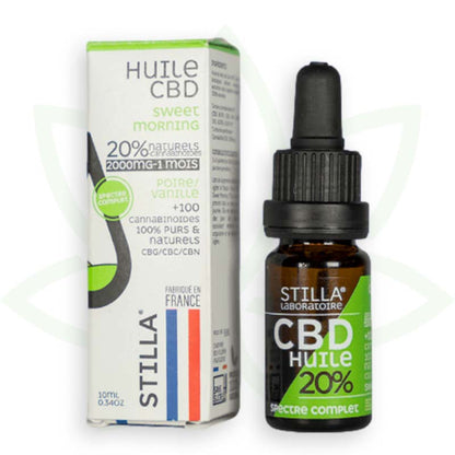 sweet morning cbd oil 20 procent 10ml full spectrum stilla france mafrenchweed 4