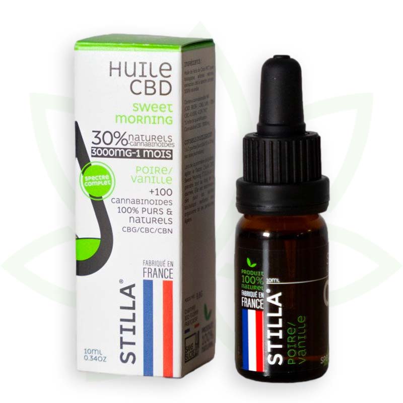 sweet morning cbd oil 30 percent 10ml full spectrum stilla france mafrenchweed 8